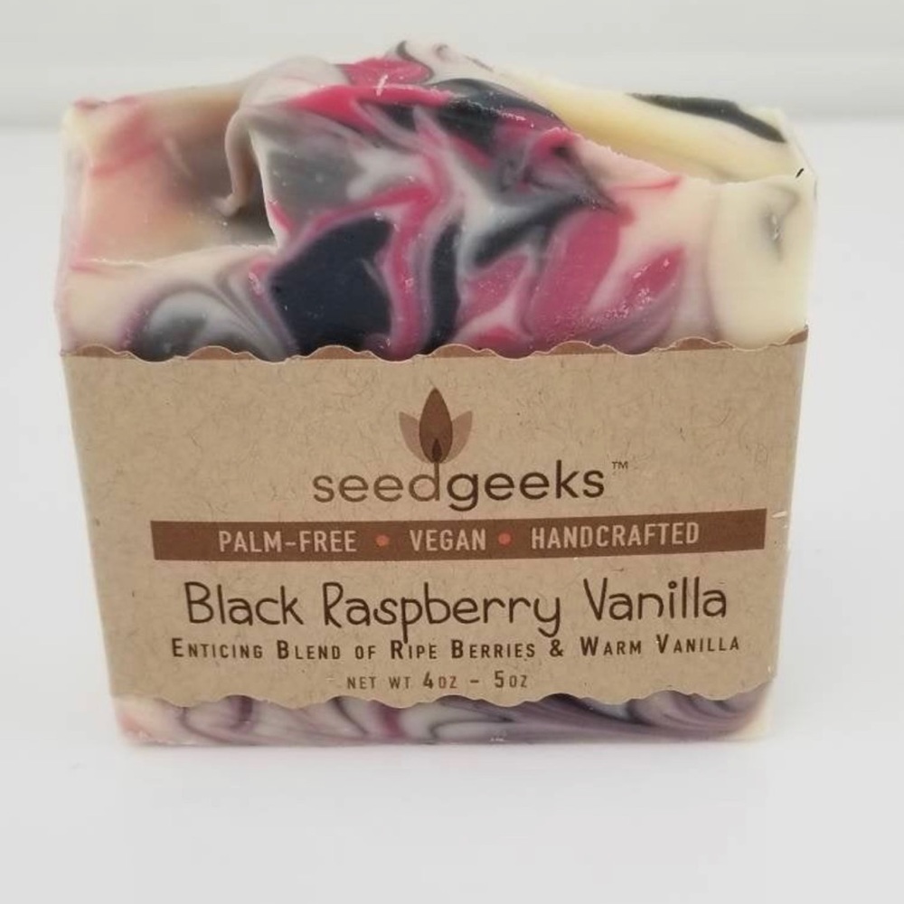 Homemade Black Raspberry Vanilla Soap